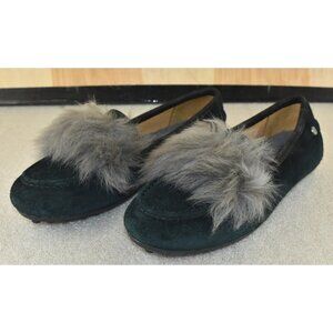 Ugg Kaley Wisp Women's Shoes Size 5 Black Loafers Slippers Suede